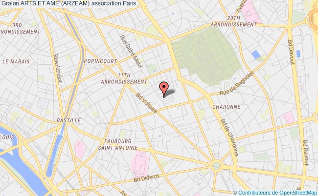 plan association Arts Et Ame (arzeam) Paris