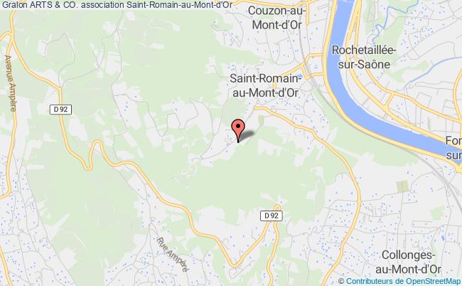 plan association Arts & Co. Saint-Romain-au-Mont-d'Or