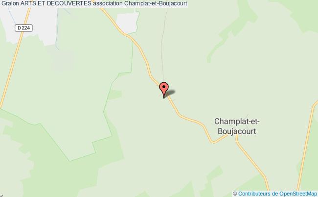 plan association Arts Et Decouvertes Champlat-et-Boujacourt