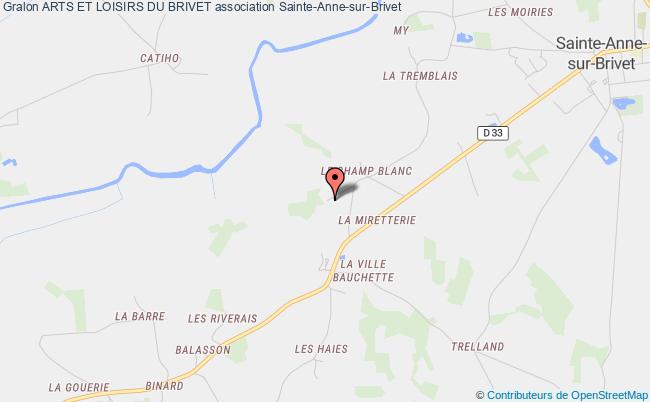 plan association Arts Et Loisirs Du Brivet Sainte-Anne-sur-Brivet