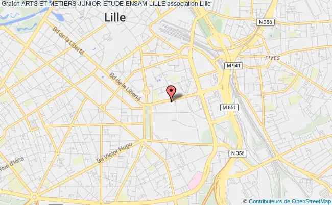 plan association Arts Et Metiers Junior Etude Ensam Lille Lille