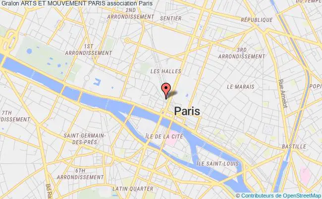 plan association Arts Et Mouvement Paris Paris