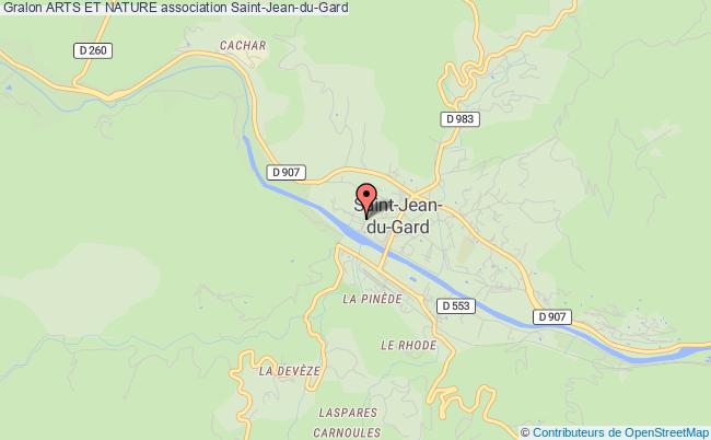 plan association Arts Et Nature Saint-Jean-du-Gard