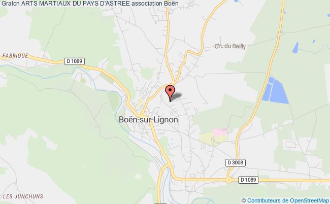 plan association Arts Martiaux Du Pays D'astree Boën-sur-Lignon
