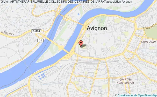 plan association Artstherapieplurielle Collectifs Des Certifies De L'irfat Avignon
