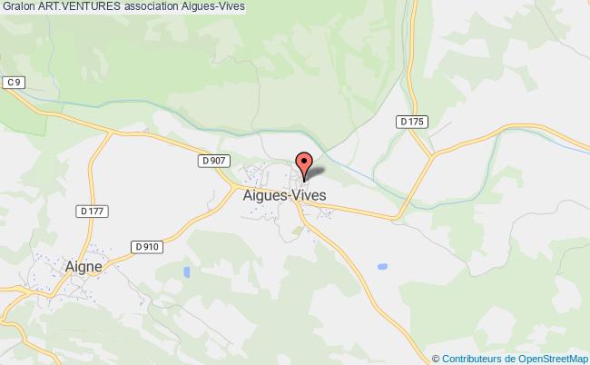 plan association Art.ventures Aigues-Vives