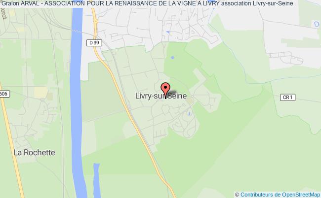 plan association Arval - Association Pour La Renaissance De La Vigne A Livry Livry-sur-Seine
