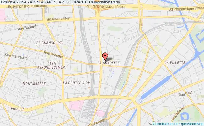 plan association Arviva - Arts Vivants, Arts Durables Paris
