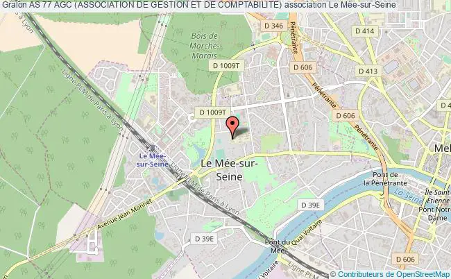 plan association As 77 Agc (association De Gestion Et De Comptabilite) Le    Mée-sur-Seine