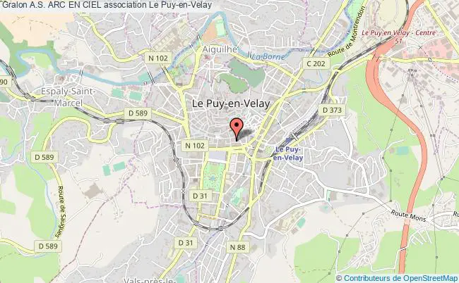 plan association A.s. Arc En Ciel Puy-en-Velay