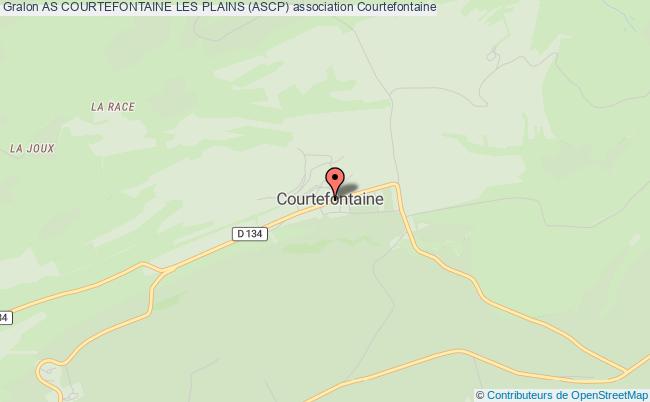 plan association As Courtefontaine Les Plains (ascp) Courtefontaine