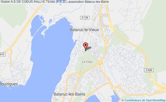 plan association A.s De Coeur Rallye Team (a.s.2c) Balaruc-les-Bains