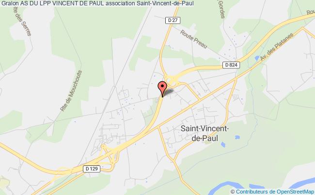 plan association As Du Lpp Vincent De Paul Saint-Vincent-de-Paul