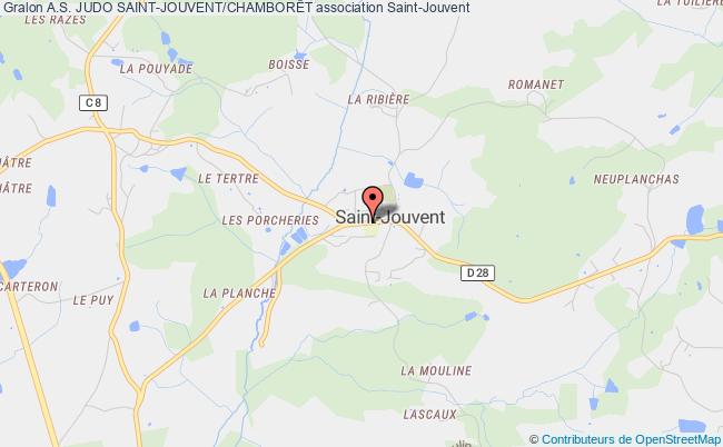 plan association A.s. Judo Saint-jouvent/chamborÊt Saint-Jouvent
