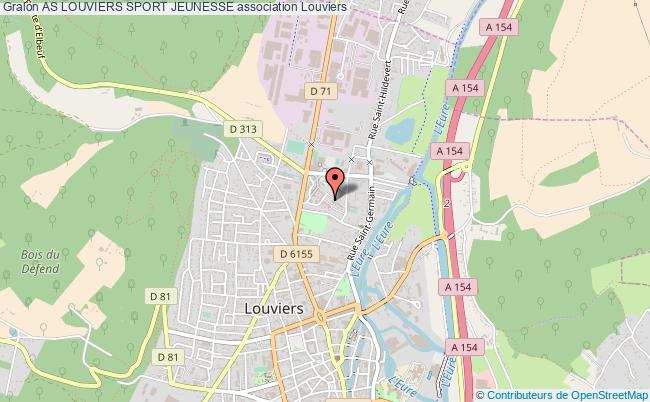 plan association As Louviers Sport Jeunesse Louviers