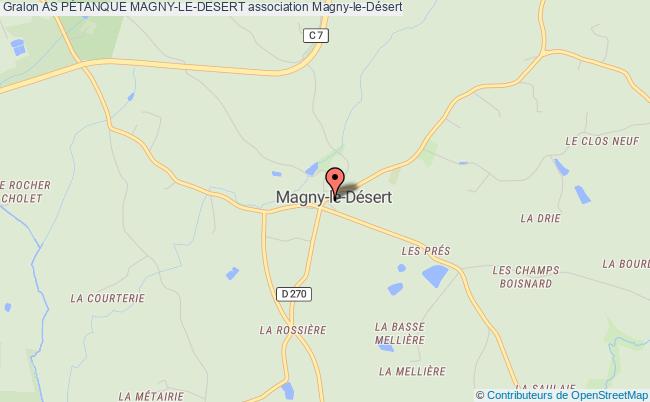 plan association As PÉtanque Magny-le-desert Magny-le-Désert