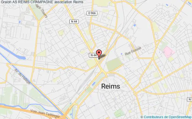 plan association As Reims Champagne Reims