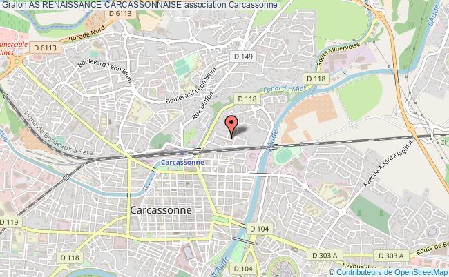 plan association As Renaissance Carcassonnaise Carcassonne