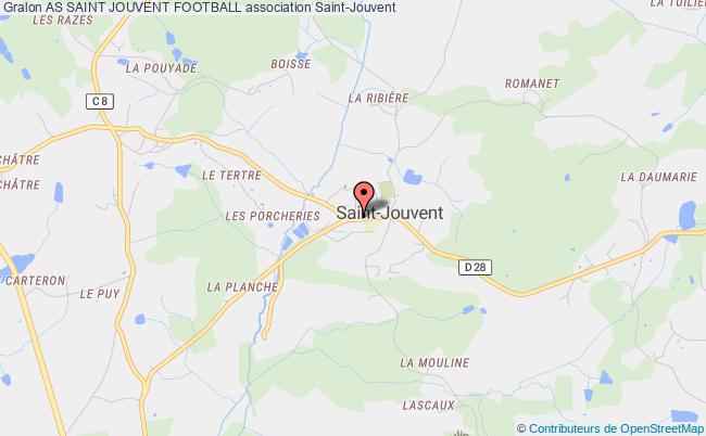 plan association As Saint Jouvent Football Saint-Jouvent