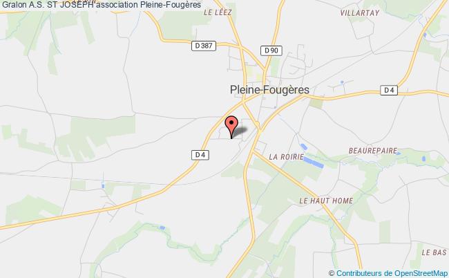 plan association A.s. St Joseph Pleine-Fougères