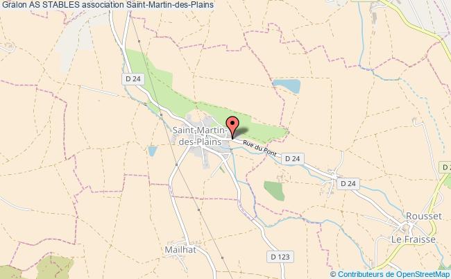 plan association As Stables Saint-Martin-des-Plains