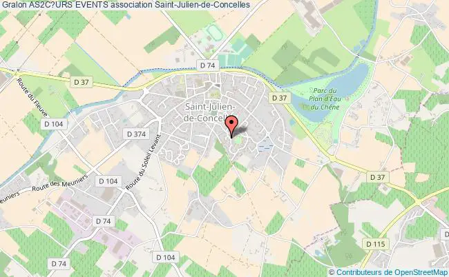 plan association As2c?urs Events Saint-Julien-de-Concelles