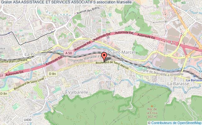 plan association Asa Assistance Et Services Associatifs Marseille 11e