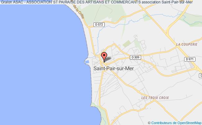 plan association Asac - Association St Pairaise Des Artisans Et Commercants Saint-Pair-sur-Mer