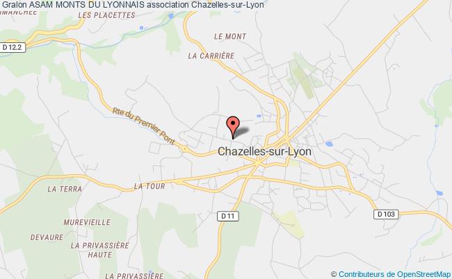 plan association Asam Monts Du Lyonnais Chazelles-sur-Lyon