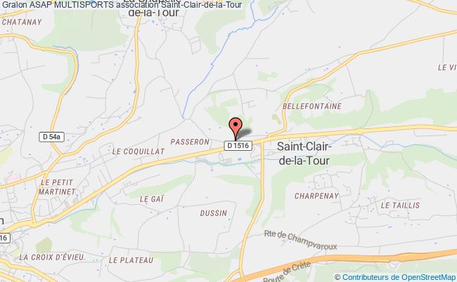 plan association Asap Multisports Saint-Clair-de-la-Tour
