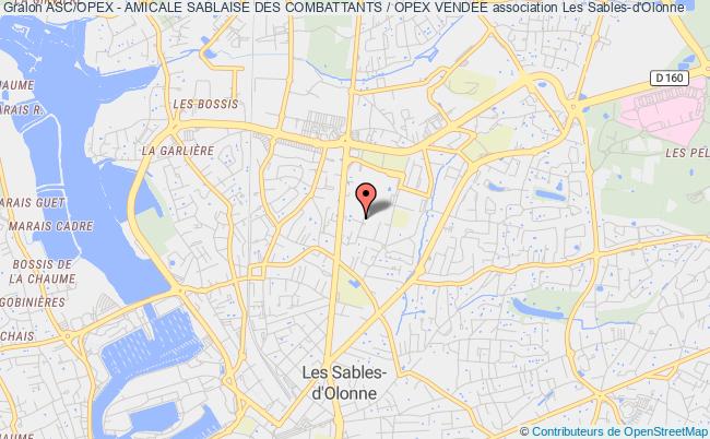 plan association Asc/opex - Amicale Sablaise Des Combattants / Opex Vendee Les   Sables-d'Olonne
