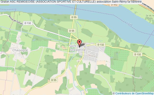 plan association Asc Remigeoise (association Sportive Et Culturelle) Saint-Rémy-la-Varenne