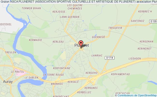 plan association Asca Pluneret (association Sportive Culturelle Et Artistique De Pluneret) Pluneret