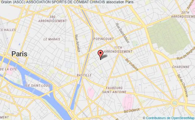 plan association (ascc) Association Sports De Combat Chinois Paris