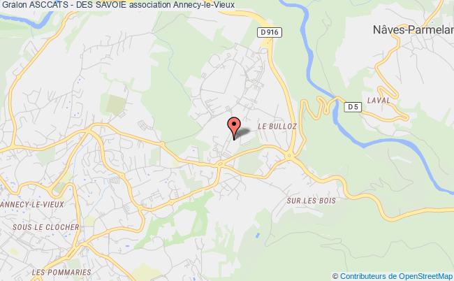 plan association Asccats - Des Savoie Annecy-le-Vieux