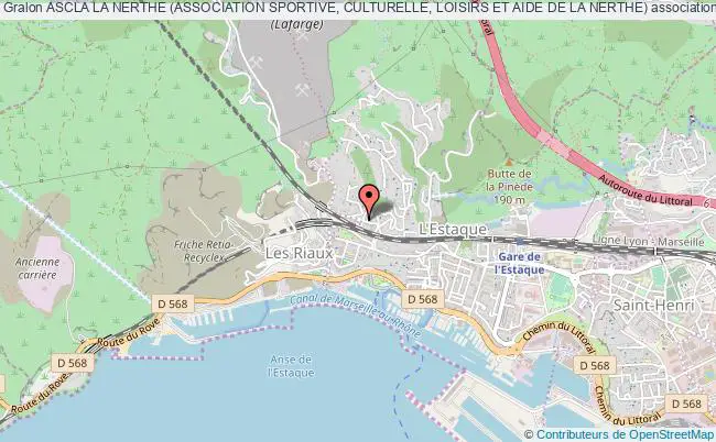 plan association Ascla La Nerthe (association Sportive, Culturelle, Loisirs Et Aide De La Nerthe) Marseille