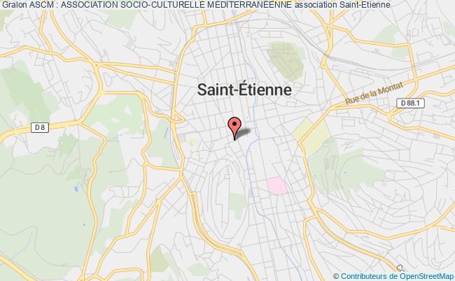 plan association Ascm : Association Socio-culturelle MÉditerranÉenne Saint-Étienne