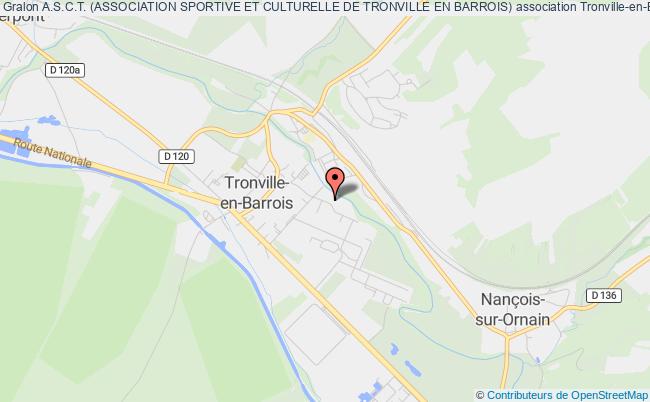 plan association A.s.c.t. (association Sportive Et Culturelle De Tronville En Barrois) Tronville-en-Barrois