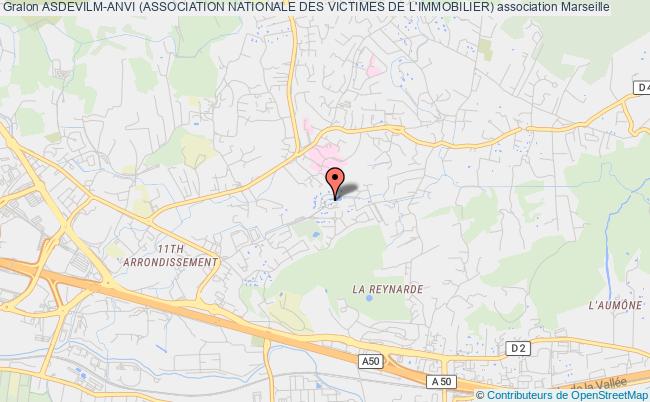 plan association Asdevilm-anvi (association Nationale Des Victimes De L'immobilier) Marseille