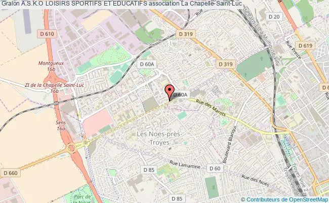 plan association A.s.k.o Loisirs Sportifs Et Educatifs Chapelle-Saint-Luc
