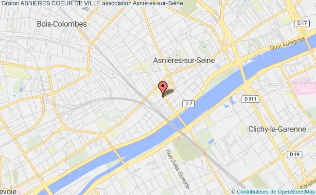 plan association Asnieres Coeur De Ville Asnières-sur-Seine