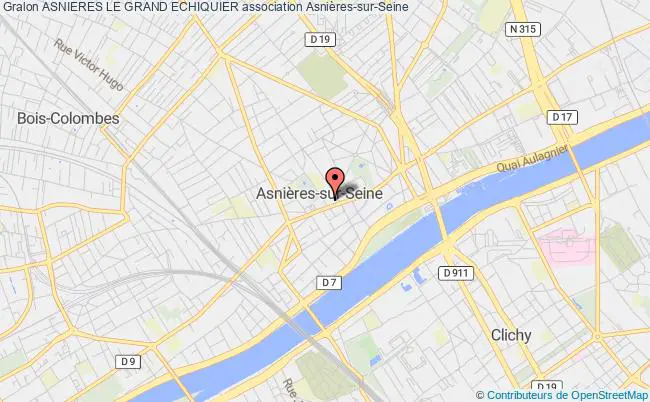 plan association Asnieres Le Grand Echiquier Asnières-sur-Seine