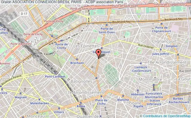 plan association Asociation Connexion Bresil Paris  - Acbp Paris