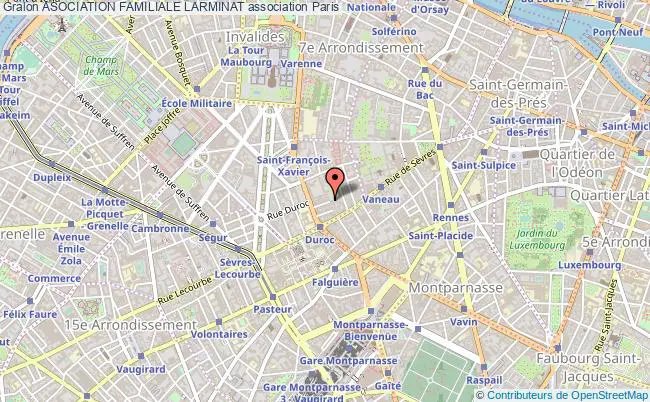 plan association Asociation Familiale Larminat Paris