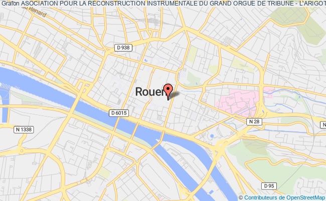 plan association Asociation Pour La Reconstruction Instrumentale Du Grand Orgue De Tribune - L'arigot Rouen