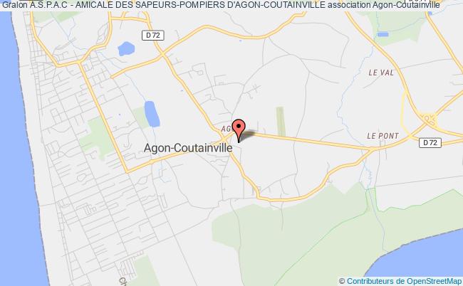 plan association A.s.p.a.c - Amicale Des Sapeurs-pompiers D'agon-coutainville Agon-Coutainville