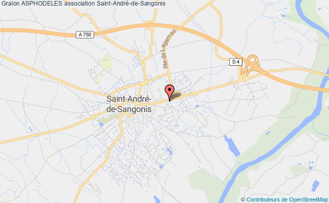 plan association Asphodeles Saint-André-de-Sangonis