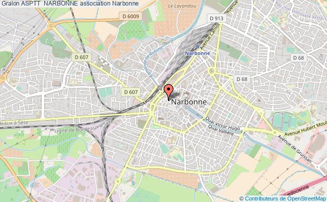 plan association Asptt  Narbonne Narbonne