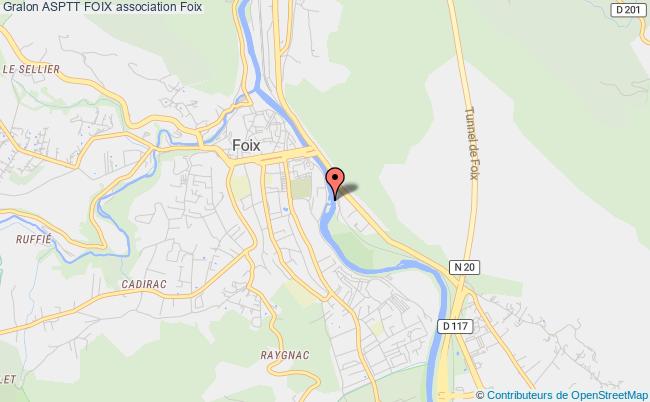 plan association Asptt Foix Foix