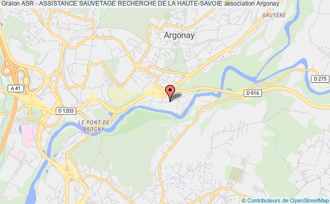 plan association Asr - Assistance Sauvetage Recherche De La Haute-savoie Argonay